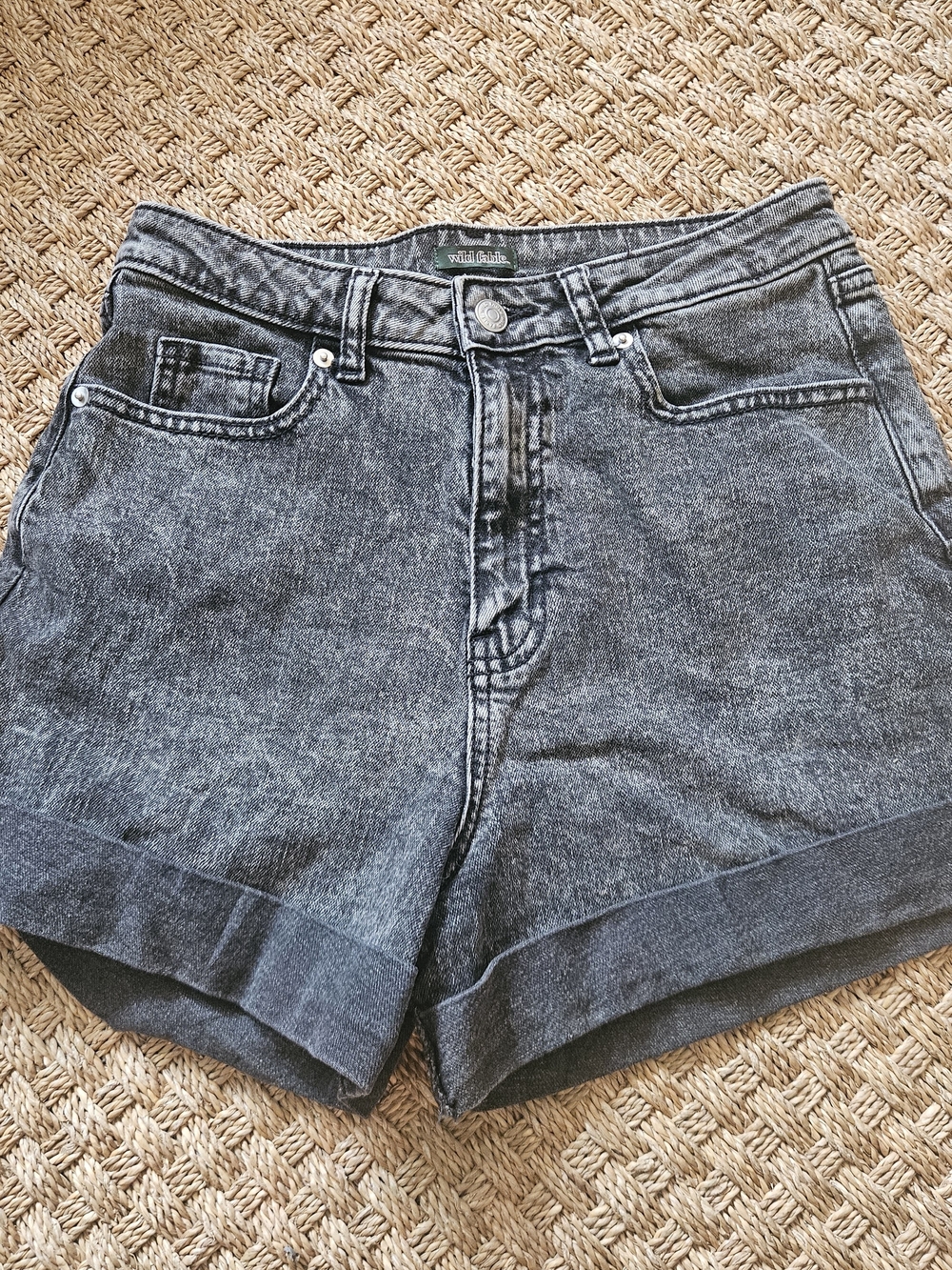 Wild Fable High-Rise Black Denim Women’s Shorts